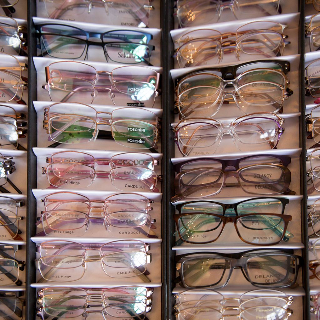 Range of glasses