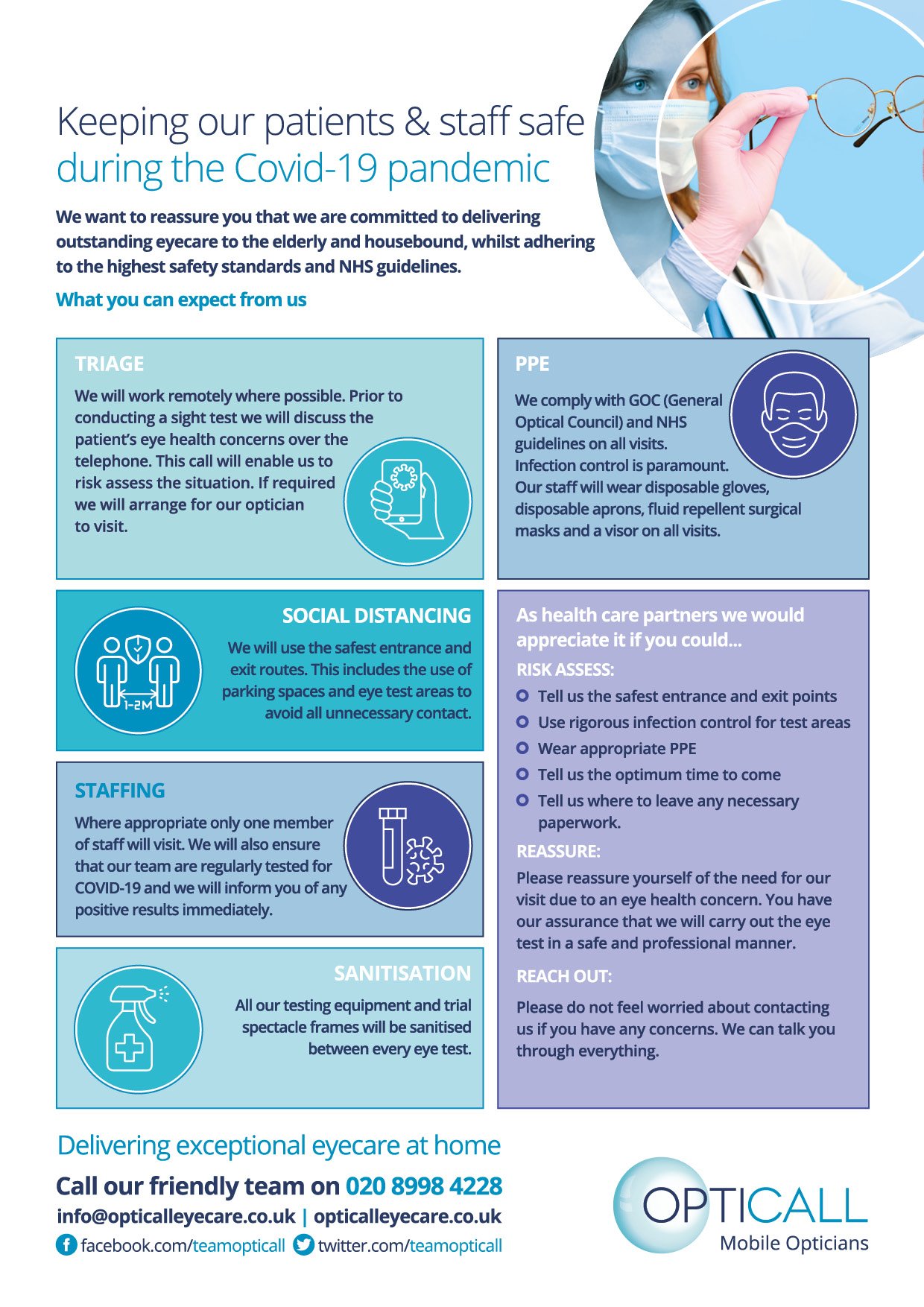 COVID safe procedure