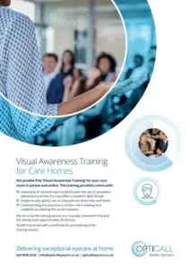Visual Awareness Training leaflet